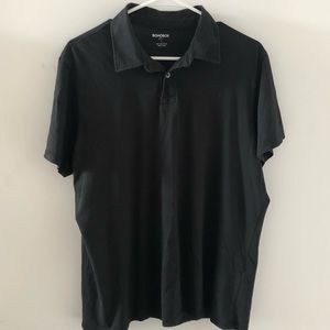 Bonobos black short sleeve polo